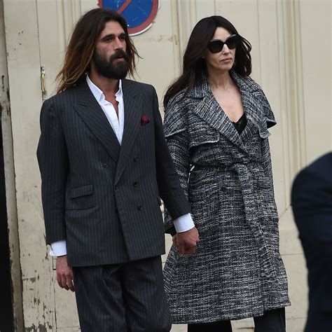 Monica Bellucci Attends Chanel With Her Boyfriend Nicolas 